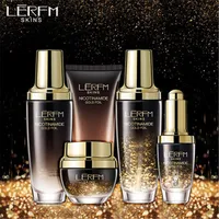

FDA OEM 24k Gold foil nicotinamide skin care set moisturizing beauty salon cosmetics set for 5 pieces