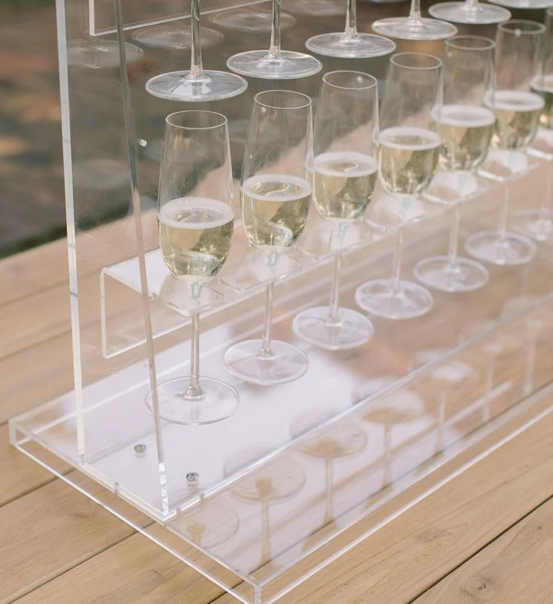 Customized Champagne Wall Wedding Display Acrylic Prosecco Wall Buy