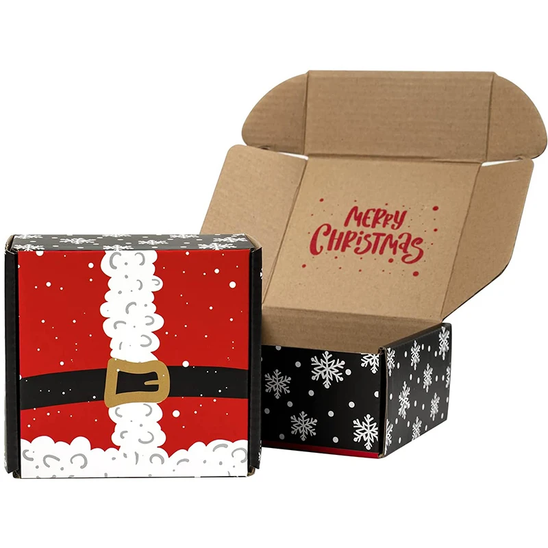 

Wholesale Custom Coloring Printed Christmas Gift Corrugated Carton Swag Packaging Boxes Shipping Box Mailer Box