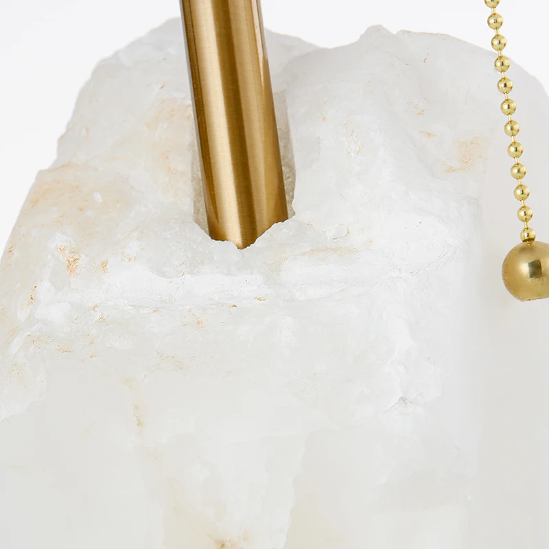 
American simple creative luxury marble desk lamp modern engineering hotel club bedside bed room living ptable table lamp 