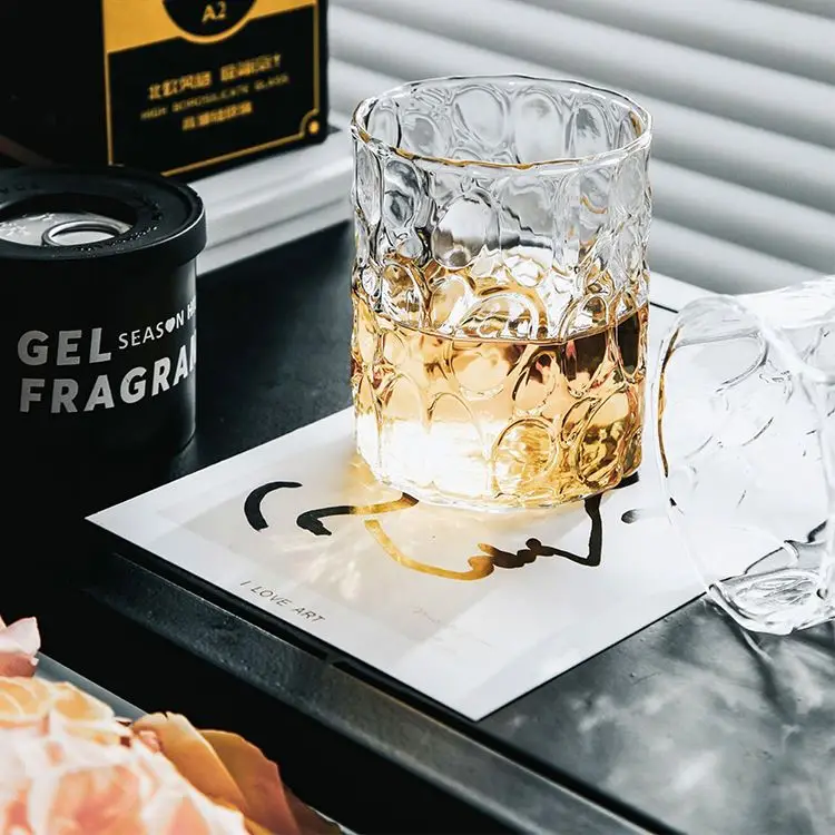 

Classic Design egg shaped single wall glass cup heat resistant coffee tea glass cup, Clear