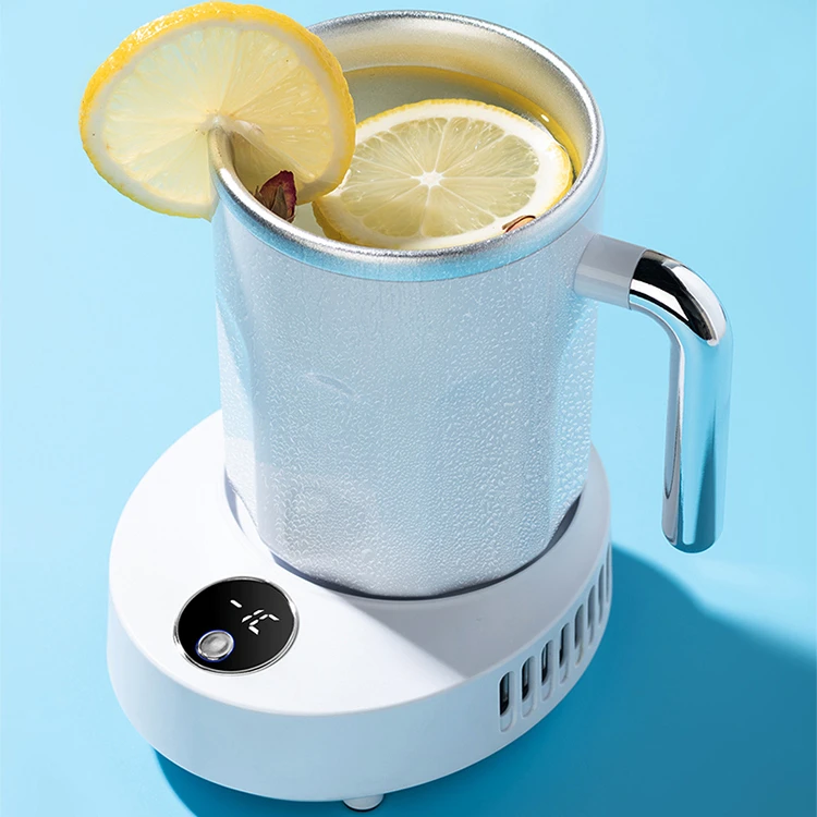

2021 New Portable Fast Refrigeration Cup Coffee Drink Mug Warmer Pad Beverage Heater Cooler Coaster Pad