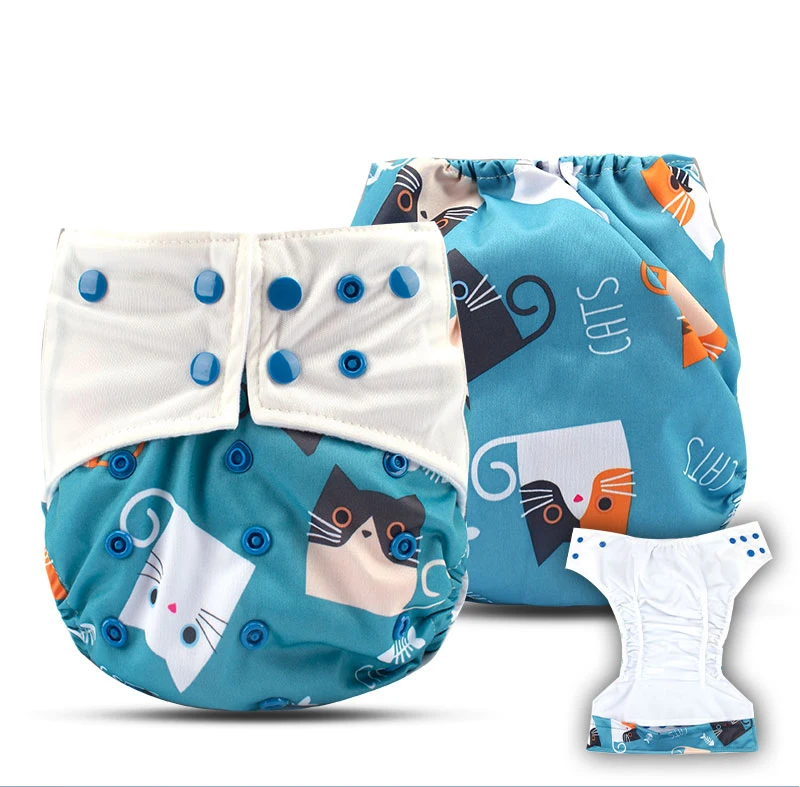 

Baby cloth diaper digital printed PUL waterproof reusable nappy adjustable sizes China factory baby cloth diaper, Customer's requirement