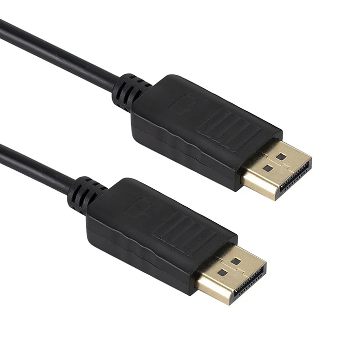 

Hot sell 1.8m DP Male To Male cable support 1080P computer cables Displayport cable for HDTV Projector, Balck