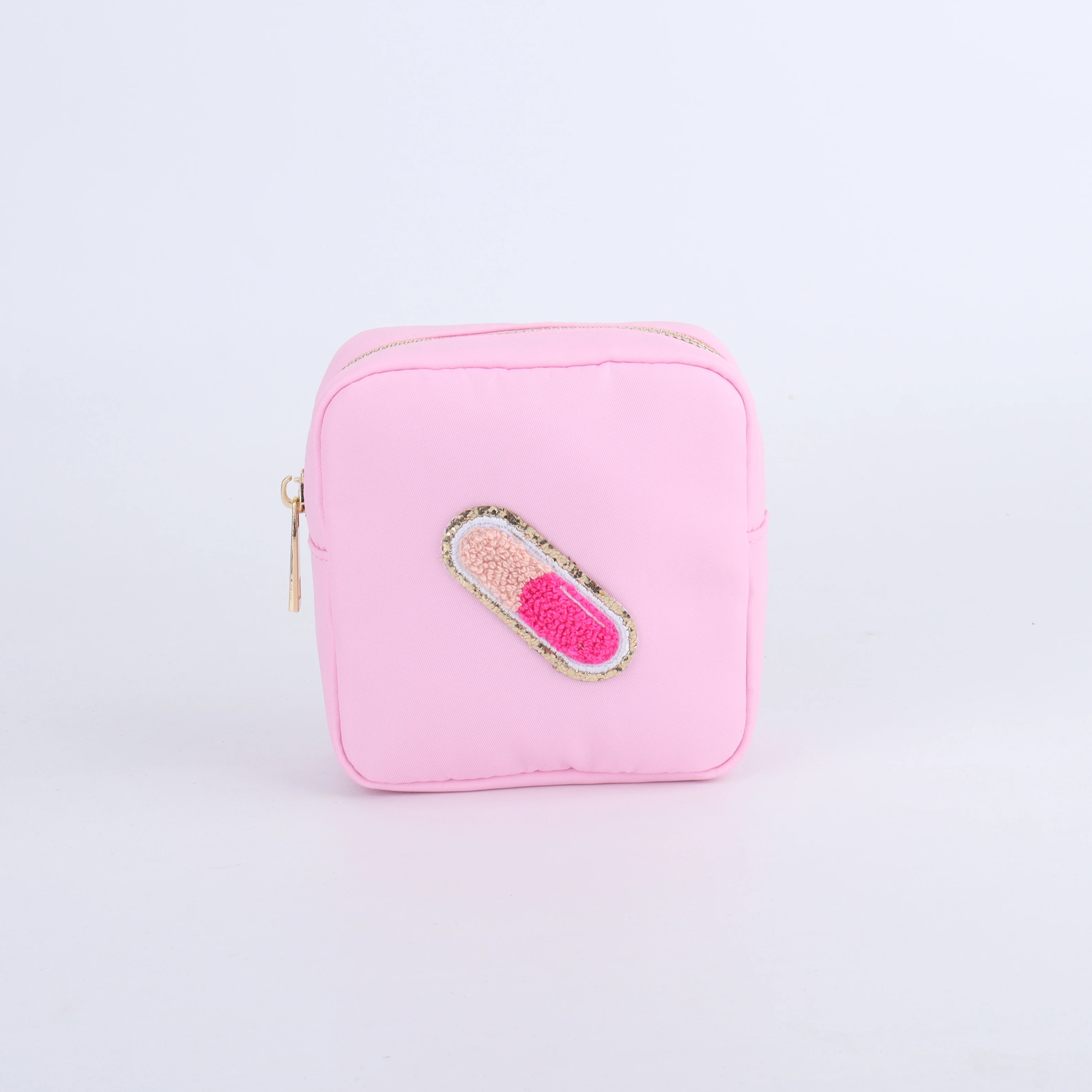 Wholesale Eco Friendly Nylon Medicine Accessories Travel RX Embroidered Bag Small Pouch Bag Waterproof Bag