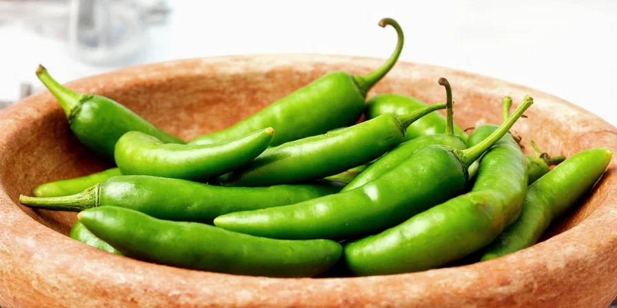 Pickling green chiles