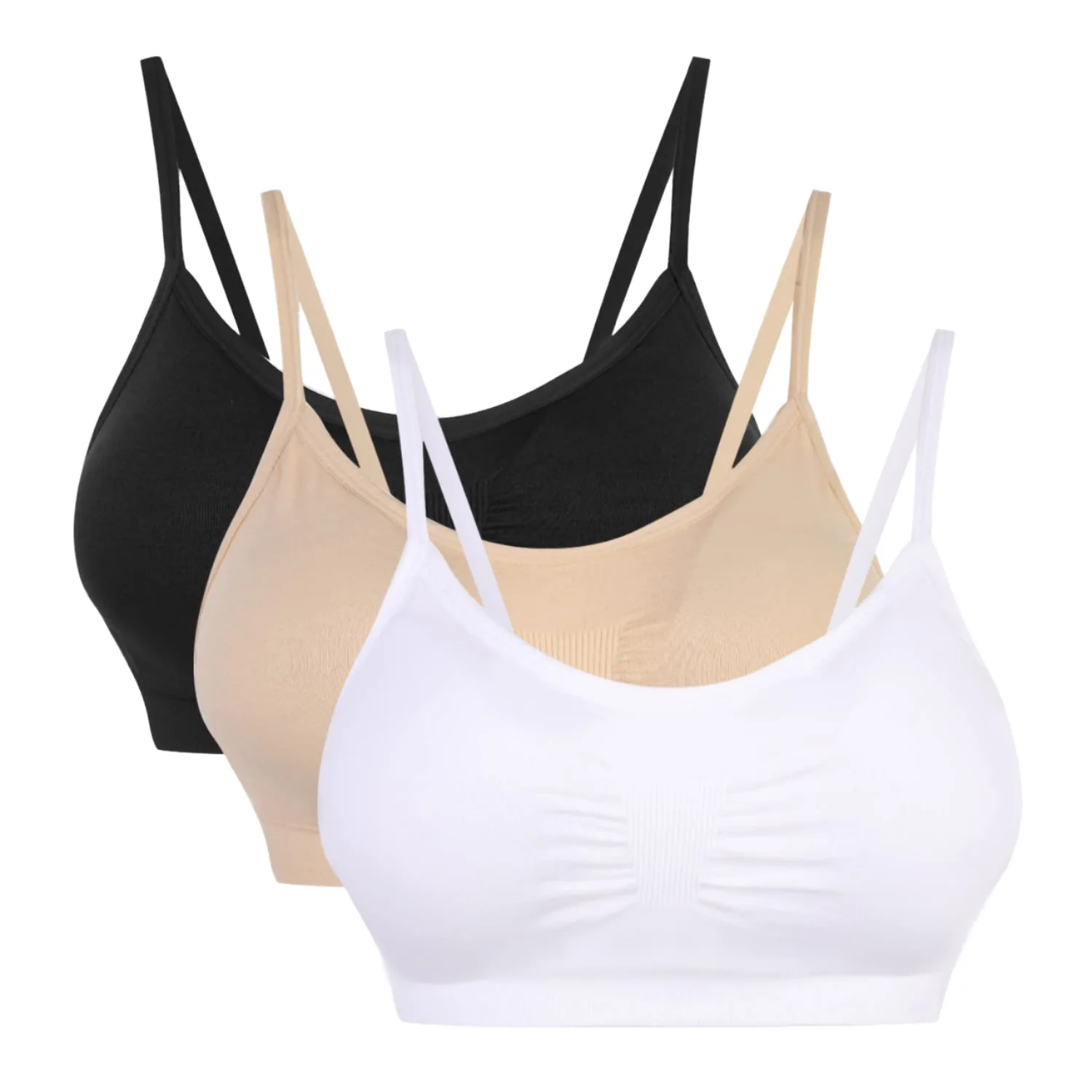 中等支撑无缝Removable Bra Pads Sports Bra