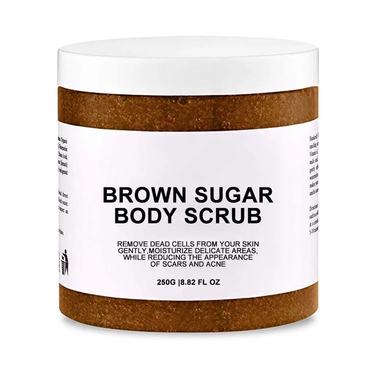 

oem odm private label exfoliate deep cleansing nourishing Moisturizing whipped brown sugar body scrub