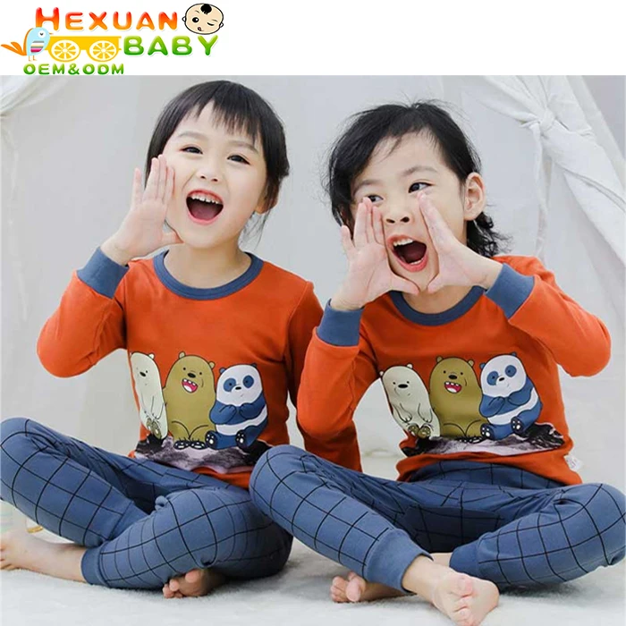 

Size 100-160 Boys Sleepwear Baby Girl Kids Pajamas Cotton Sets Children Homewear Pajamas for Boy Pyjamas Kids Nightwea Shanghai, Picture shows
