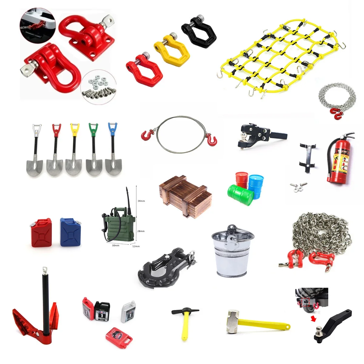 

RC Car Simulated Decorations Tool Accessories for RC Crawler Car