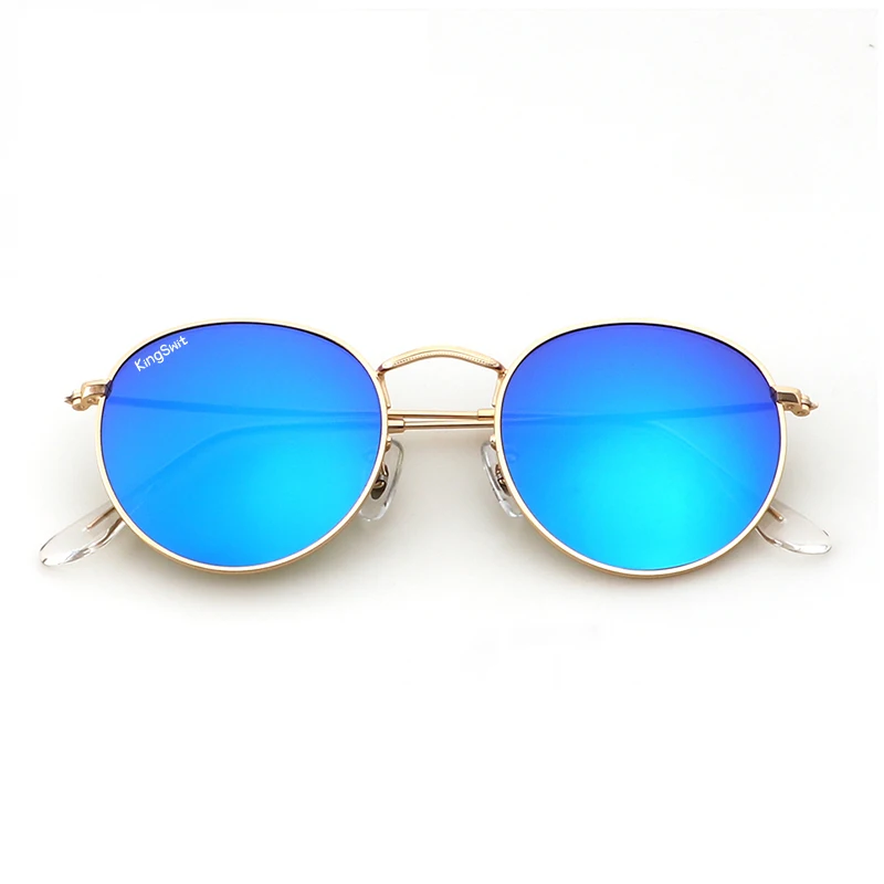 

2019 Round Sunglasses Glass Lenses for Man And Women Logo Customized UV400 L34470