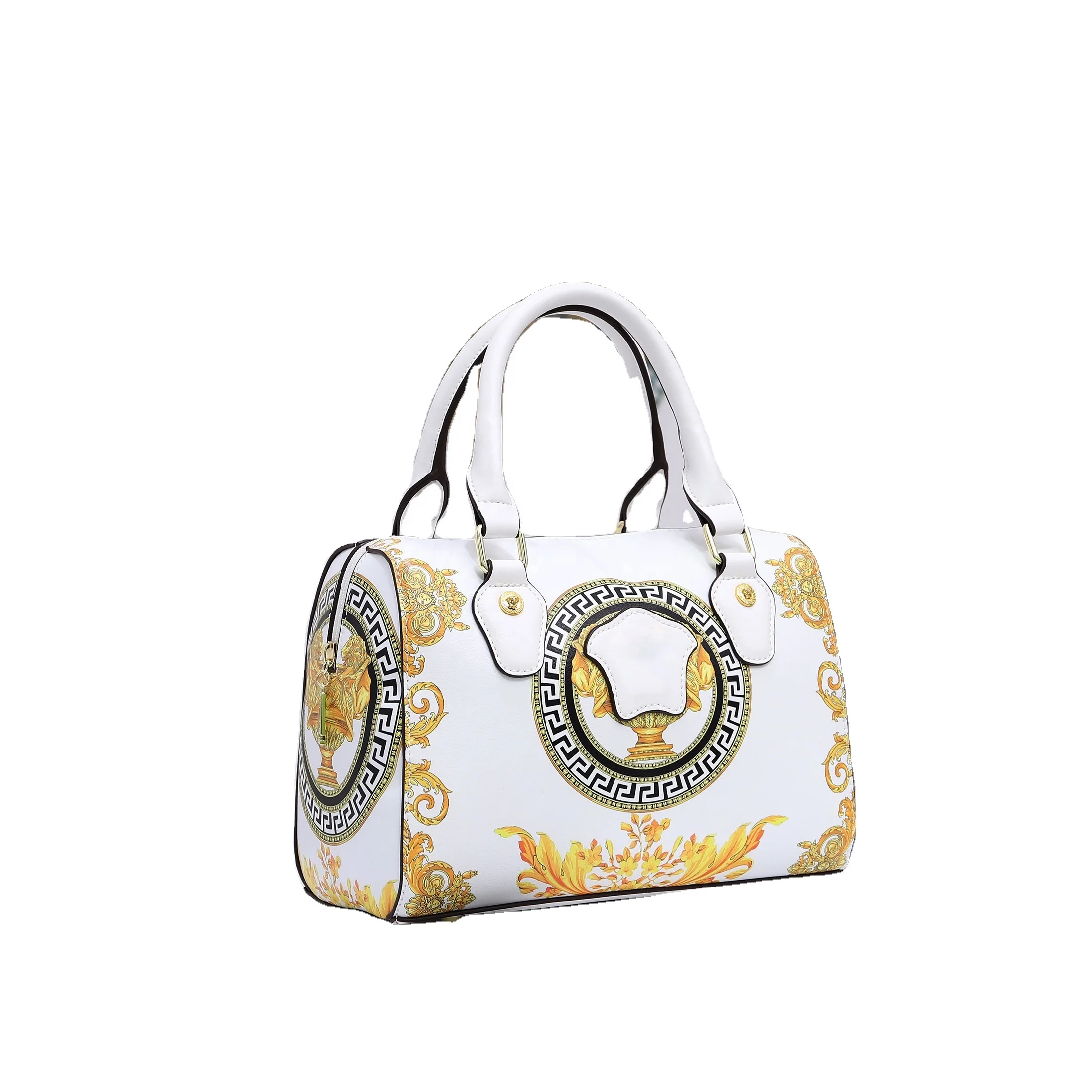 

High Cost-effective women luxury travel ladies handbag colorful printing handbags for girls hot selling top quality female bags