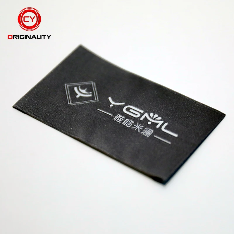 
Wig Label Custom Woven Directly Factory Made Cheap Custom Shirt Roll Woven Tag Maker Private Label 