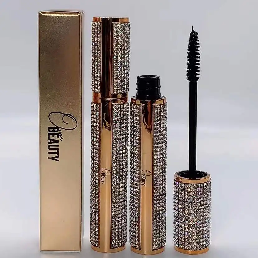 

Diamond Eye Lash 4d Fiber Mascara Waterproof oil free Mascara Curling Lengthening Organic Private Label Mascara