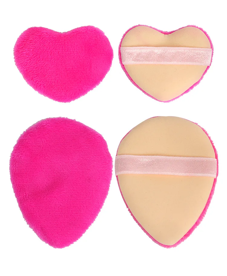 

HMU 2 In 1 Beauty Makeup Sponge Blender Dual Sided Heart Shape Powder Pocket Cosmetic Puffs For Powders and Concealer