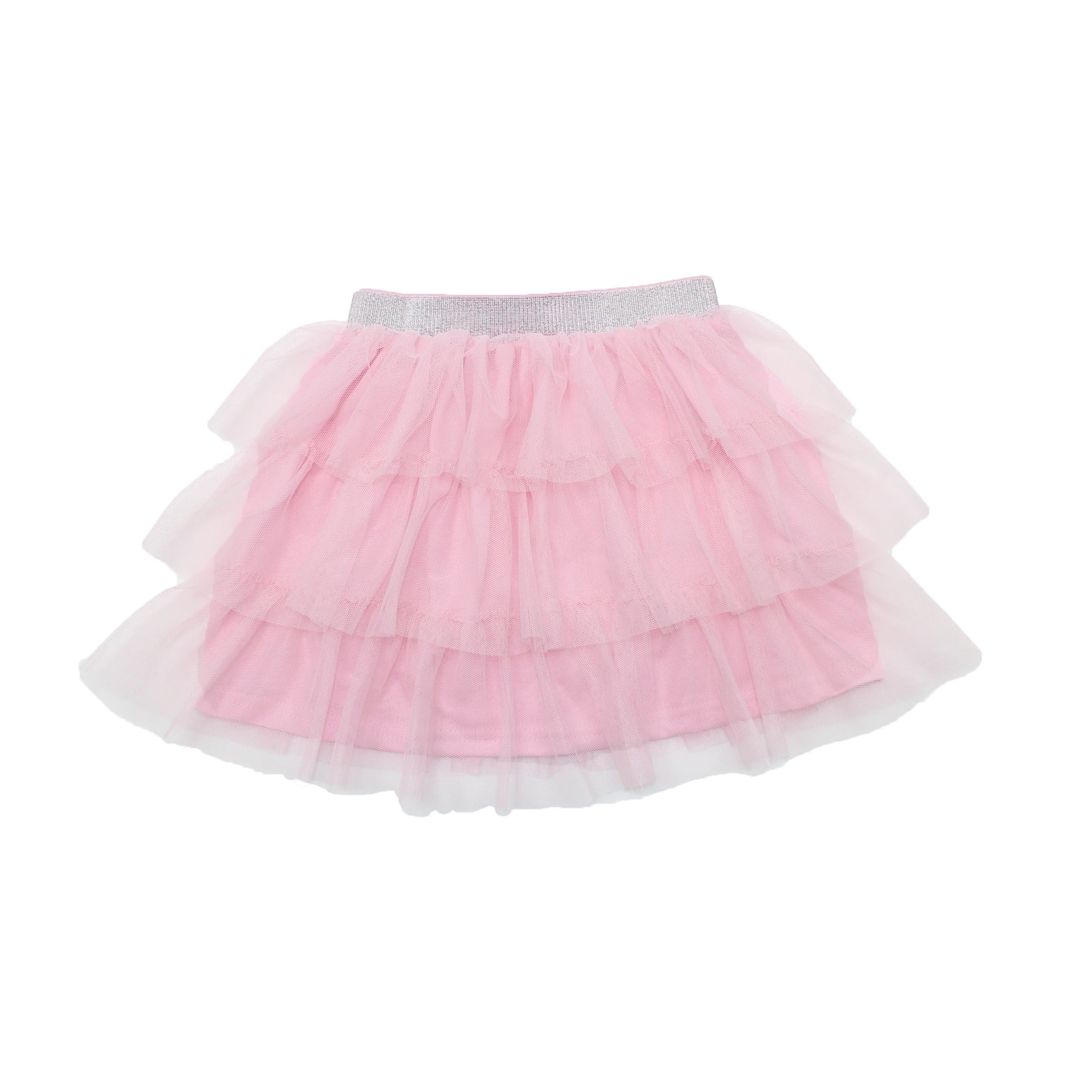 
Soft stretch belt S/J lining with mesh tutu skirt for baby fashionable clothing girl infant clothes with wholesale price 
