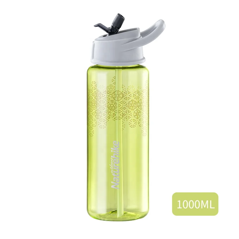 

Naturehike 1000ml Straw Drinking Eco BPA Free Tritan Plastic Bottle Running Hiking Cycling gym sports Water Bottle