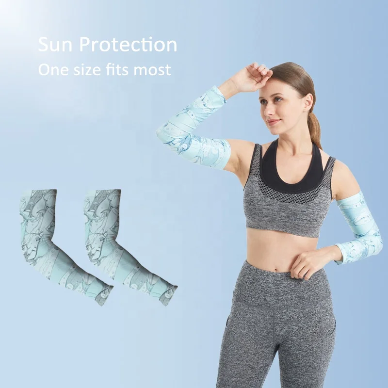 

UV Protection Compression Arm Sleeves Wholesale Cooling Sleeves Arm for Women and Men, Multi colors