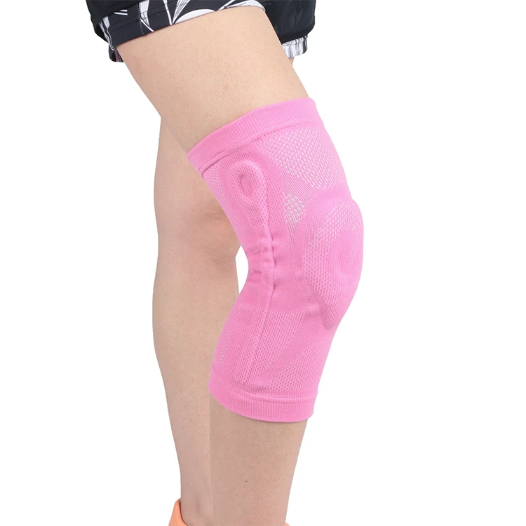 

Wholesale Price Riding Protective Brace Knee Spring Supports Knee Fixation Brace Compression Sleeve Knee Pads, Black, blue, pink, yellow, rose red