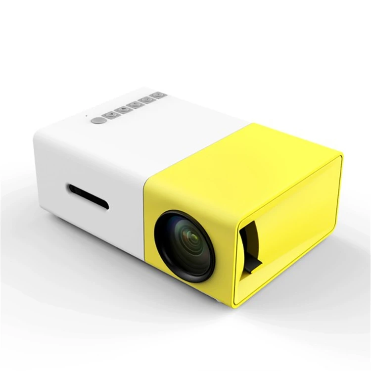 

Home Theater Player LCD Projector Home Media Cinema Mini Projector Video Game TV, Yellow