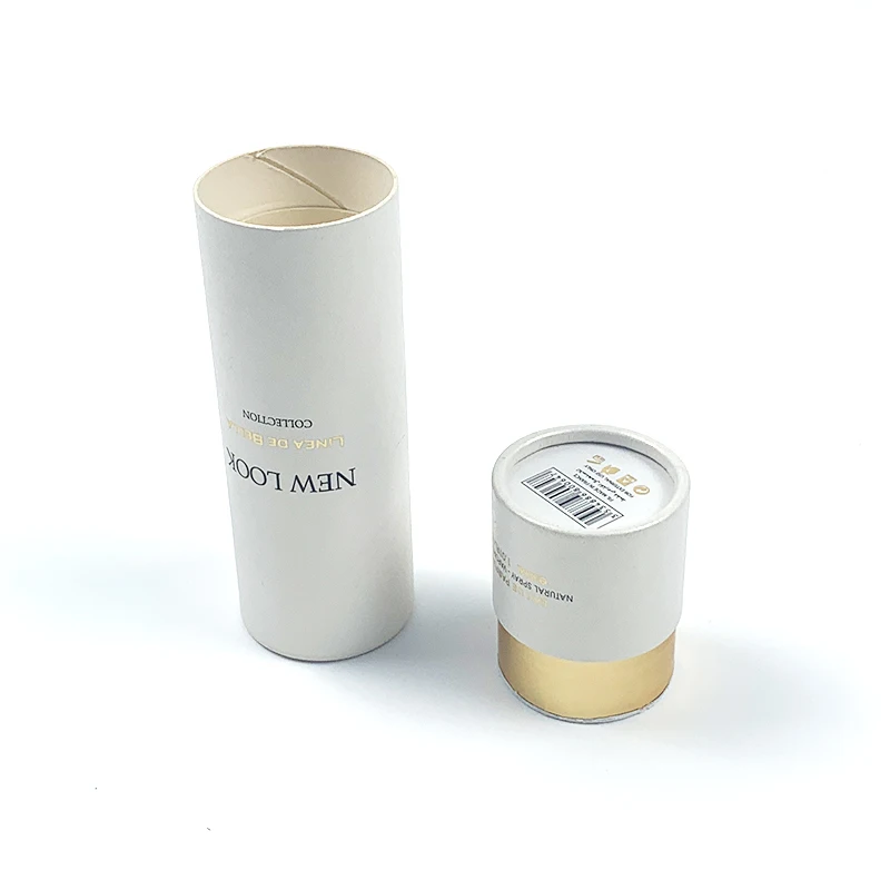 

Custom Kraft Paper Tube Tube Box Packaging for Lip Balm Lipstick Tea Candle Cosmetics Incense Stick Package Round Push up Paper
