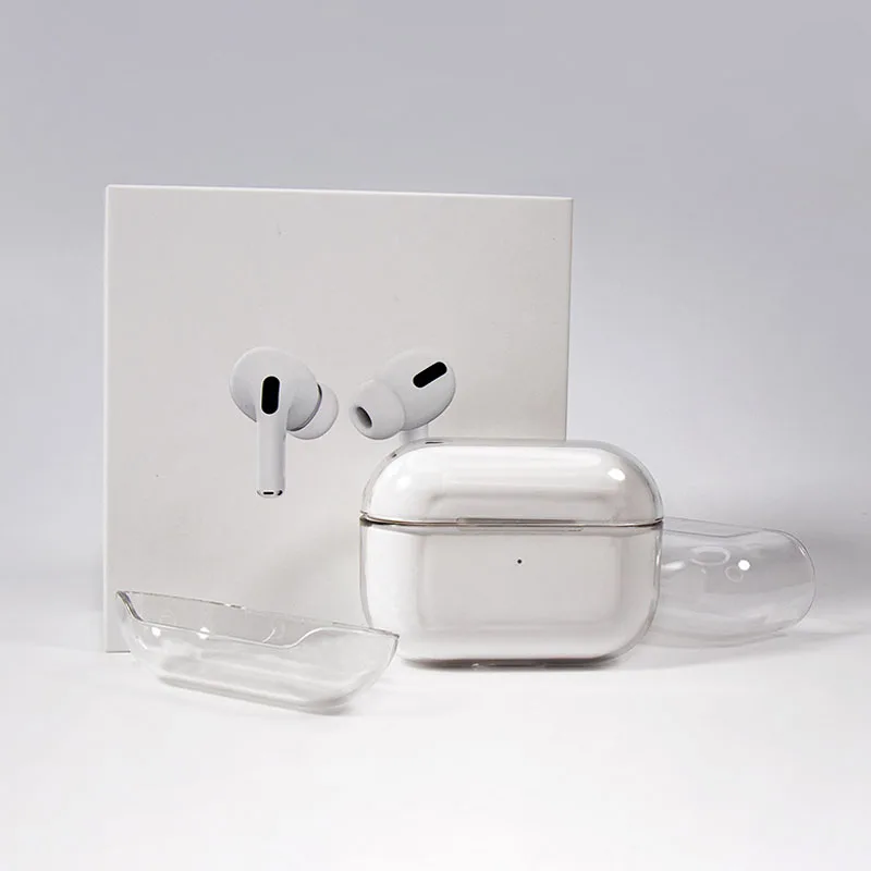 

2019 Newest Protective Clear Transparent PC hard Cover for AirPods Pro Case Skin Case for Apple AirPods Pro