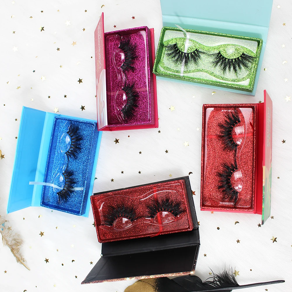 

free sample from our warehouse in usa high quality of mink eyelash factory for christmas boxes, Nature black