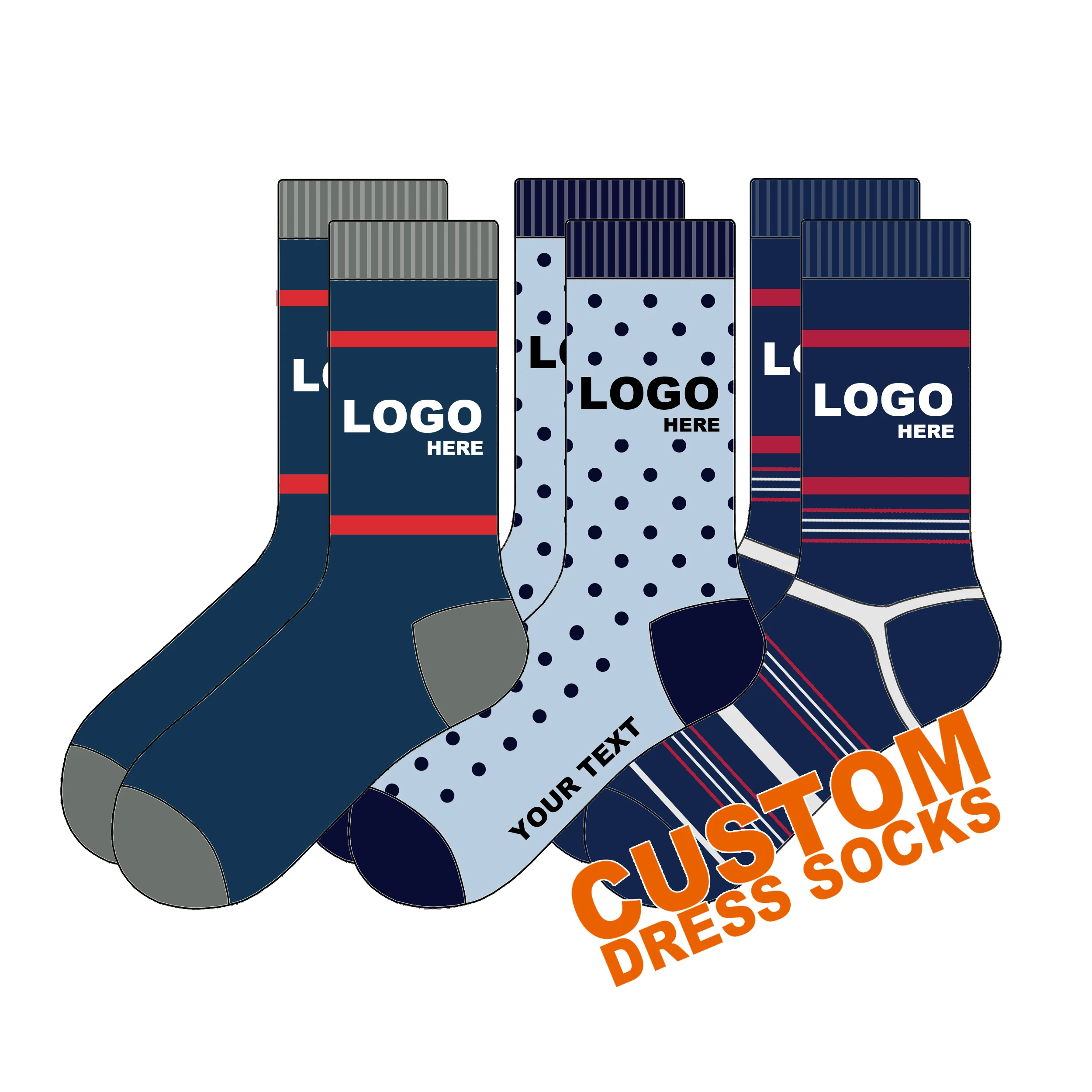 

RAYLON bamboo cotton crew meias design your own business mens dress customized socks sox custom logo socks stock lot