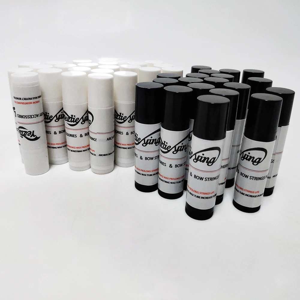 

Hunting Bow String Wax Black White Compound Bow BowString Wax Tube for Hunting Recurve bow Archery Accessories, White/black