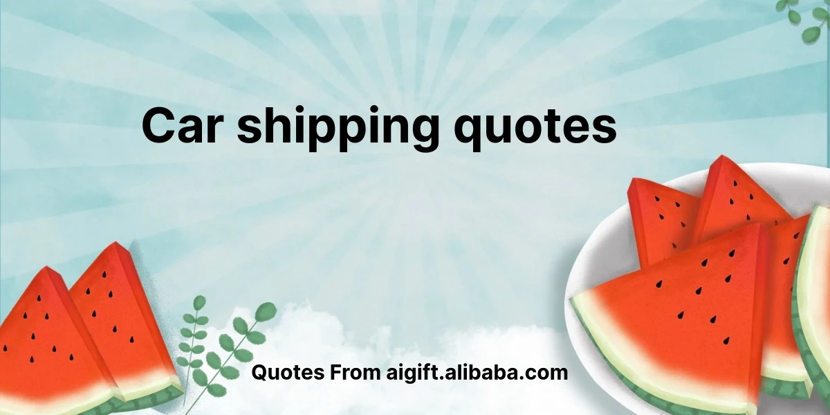 car shipping quotes