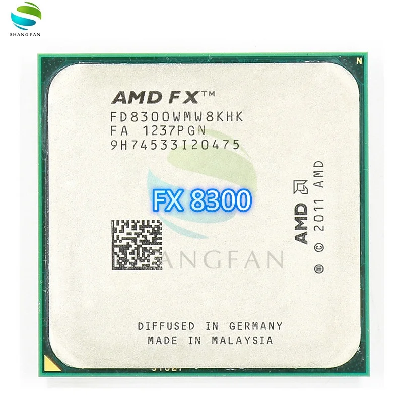 

For AMD FX-Series FX 8300 FX8300 3.3 GHz Eight-Core 8M Processor Socket AM3+ FD8300WMW8KHK CPU 95W FX-8300