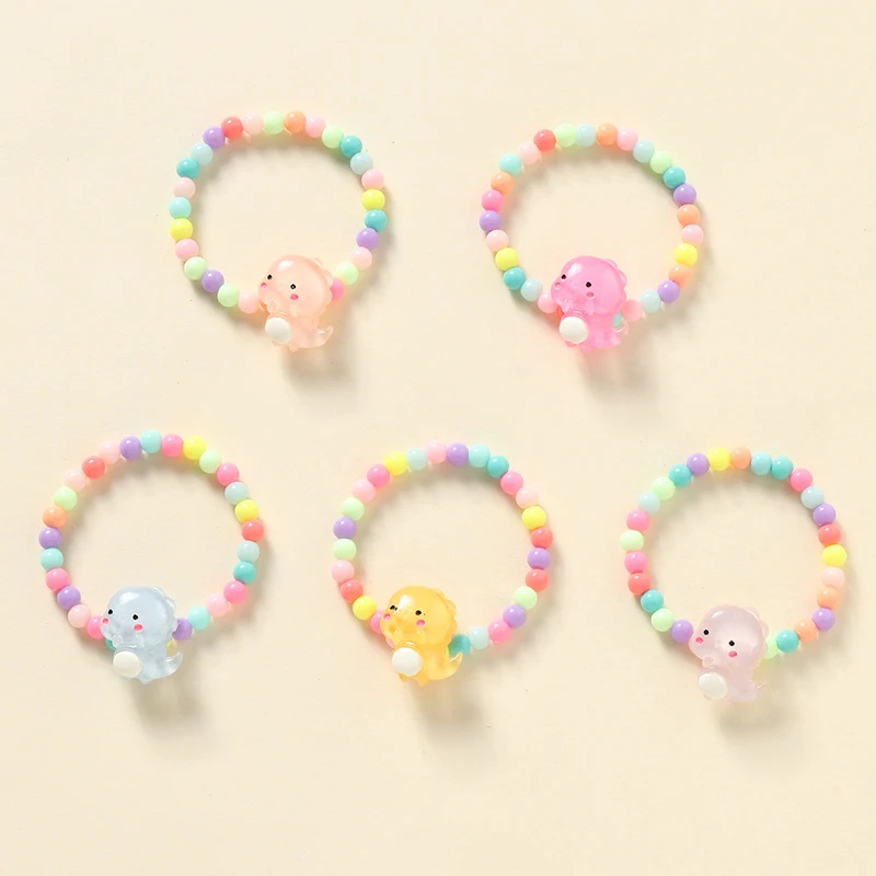 

Children Candy Colorful Dinosaur Jewelry Beads Cute Bracelet