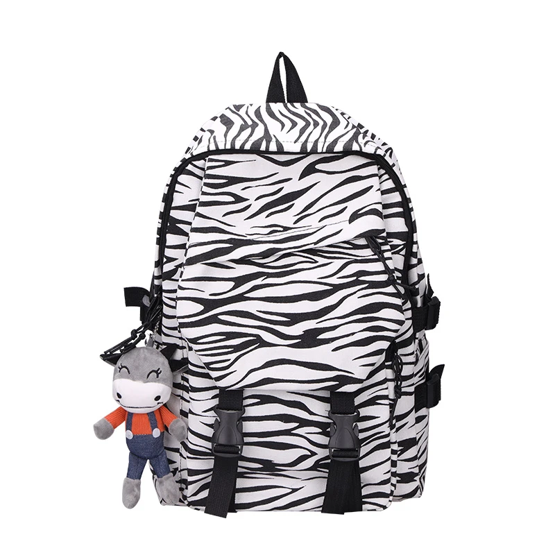 

2021 fashion student schoolbag Korean designer travel large-capacity backpack men and women computer casual backpack