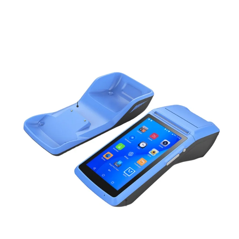 

Android mobile pos terminal portable lottery pos terminal machine with nfc pos, Blue color