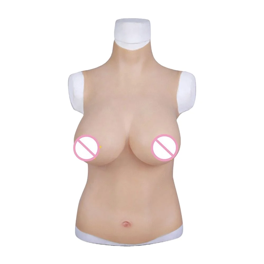 

C cup hot open breast Skin Color 100% Medical silicone breast form For Drag Queen Crossdressing