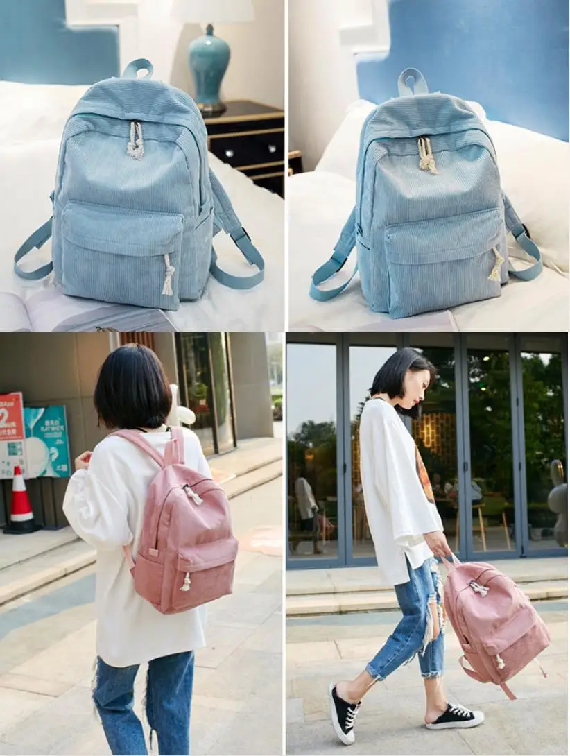 soft fabric backpack