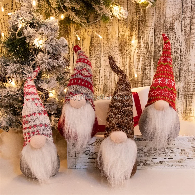 plush christmas gnomes