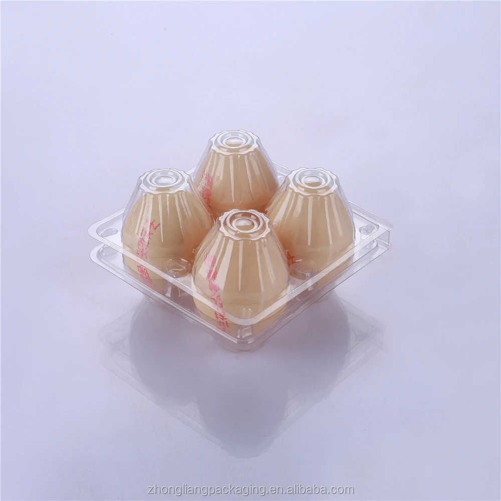 
Disposable plastic egg tray 4 silly earth egg box gift package transparent buckle belt cover medium 