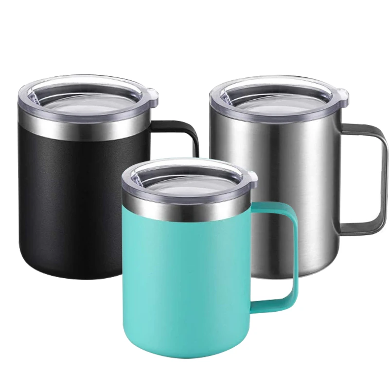 

Eco friendly 12oz travel mug insulated stainless steel coffee tumbler
