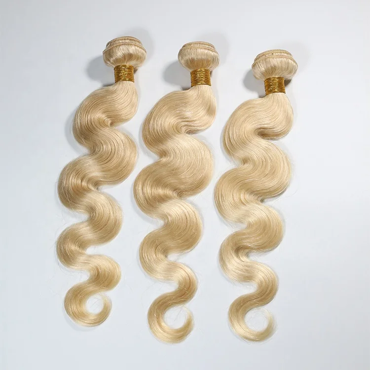 

Wholesale Price 613 Blonde Body Wave Hair Bundles With Closure ,Top Grade Cheap Raw Virgin Cuticle Aligned Hair Extension