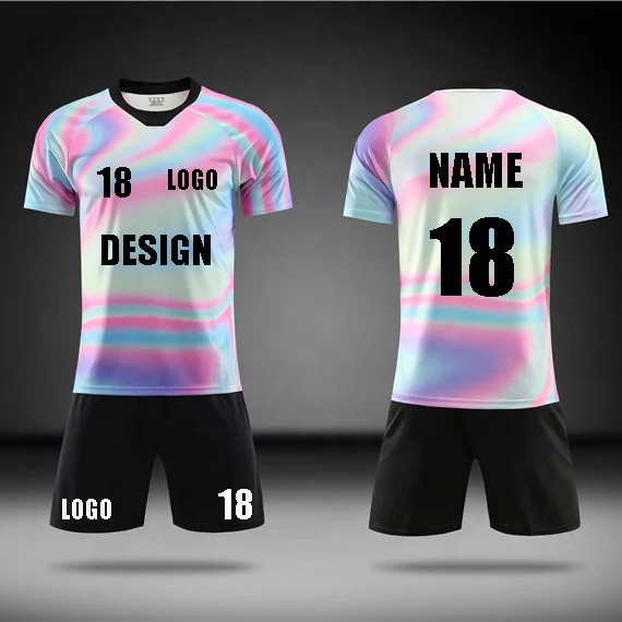 

Youth Football Jersey Short Sleeve Football Shirt 100% Polyester Soccer Shirt Football Uniform Soccer Uniform, Picture shows