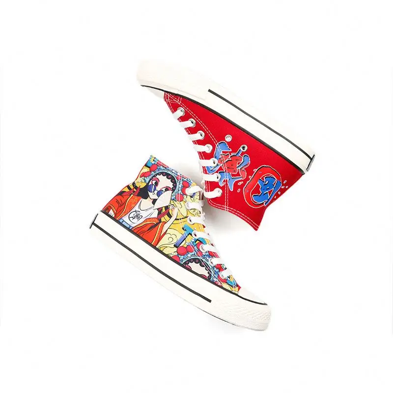 

2021 Fashion Star Canvas Shoes Flats Women's Lace-up Shoes, Customized colors