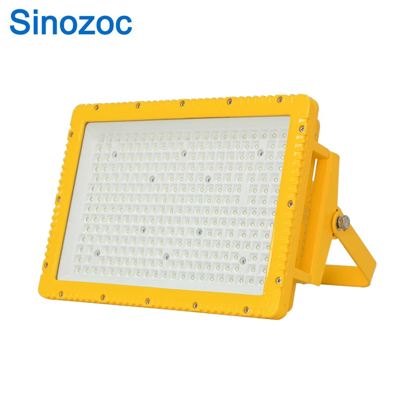 Sinozoc China Manufacturer ATEX Zone1 Zone2 Exd IIC T6 50W 100W 200W 300W 400W 500W waterproof explosion-proof led work lights