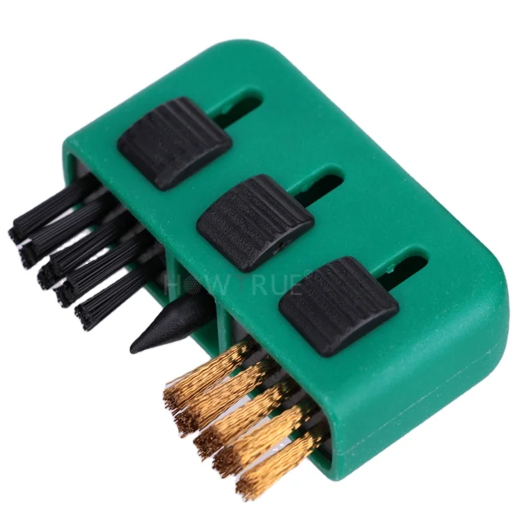 

New Design Multi functional 3-in-1 Golf Cleaning Brush, Black