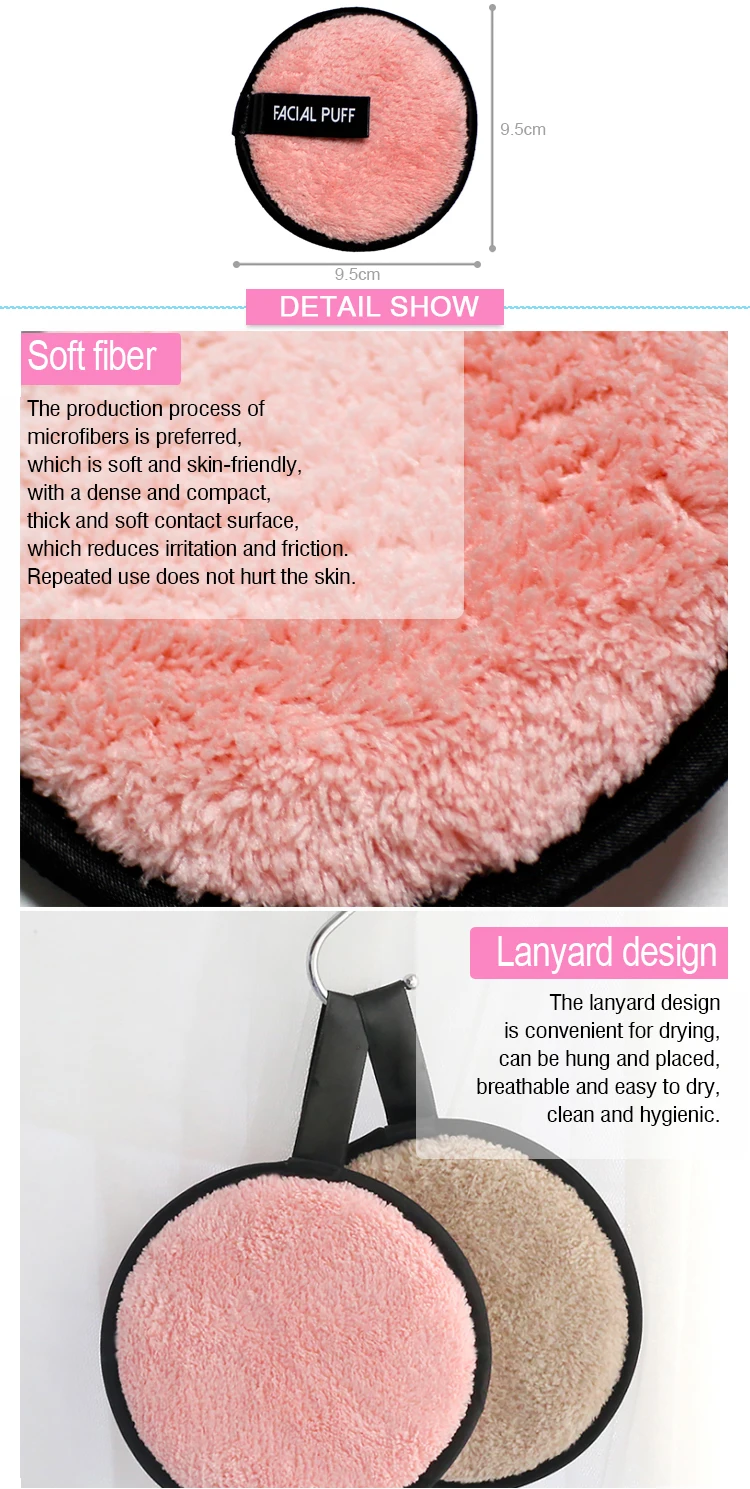 Face Halo Reusable Round Makeup Remover Pads For Heavy Makeup