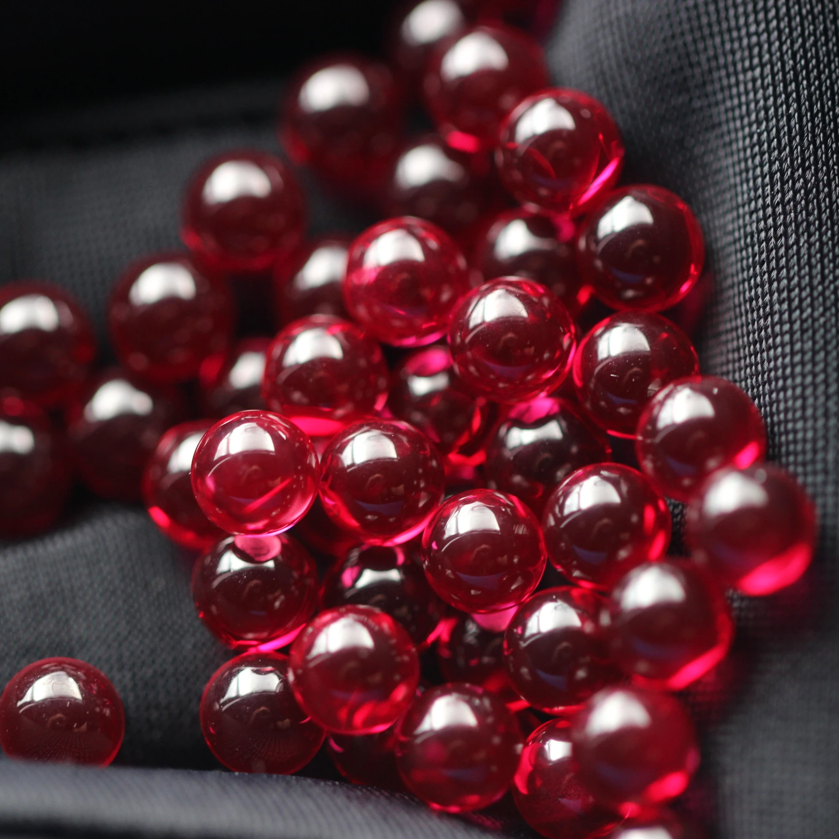 

Wholesale Ruby Stone Corundum ball 3mm-15mm Synthetic Ruby Corundum Bead 5# Ruby Ball