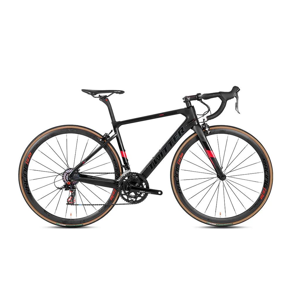 

New Arrival Full Carbon Road Bike 700C Carbon Fiber Road Bicycle with SHIMANO UT R8000 22 Speed Groupset with Carbon Wheelset, Black/red/blue/yellow/gray/black red/yellow