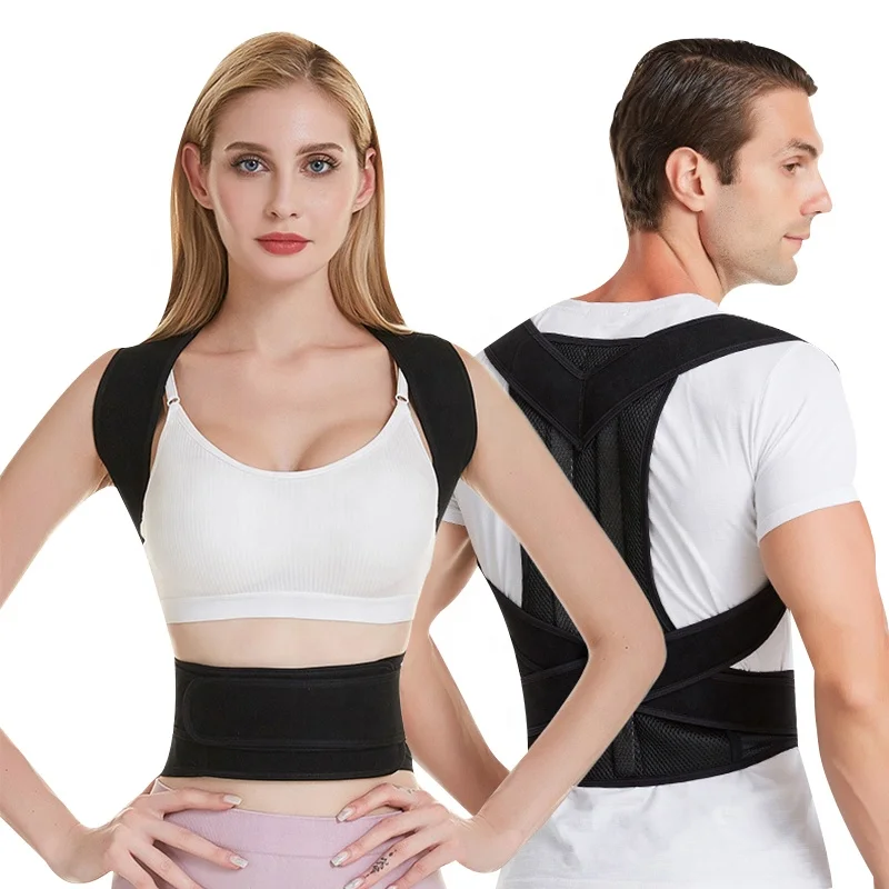 

Wholesale Upper Back Support Correction Band Clavicle Support Back Straightener Shoulder Brace Posture Corrector For Men Women