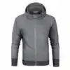 Wholesale Men Basic Design Long Sleeve Zip Up Pullover Hoodie Jackets For Casual Wear