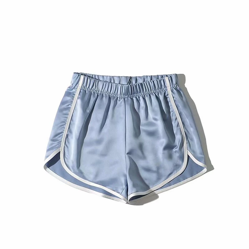 

2021 New Elastic Sports Shorts Summer Patchwork Soft Women Shorts Casual Training Shorts, Custom color